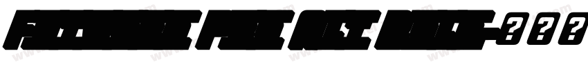 Futwora Pro Alt Bold字体转换